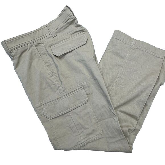 Roundtree‎ & Yorke NWOT Cargo Pants Size W30xL28 Actual Khaki Color - Picture 1 of 15